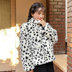 Manteau léopard tendance