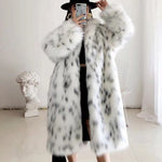Manteau léopard grande taille
