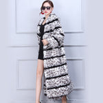 manteau léopard long
