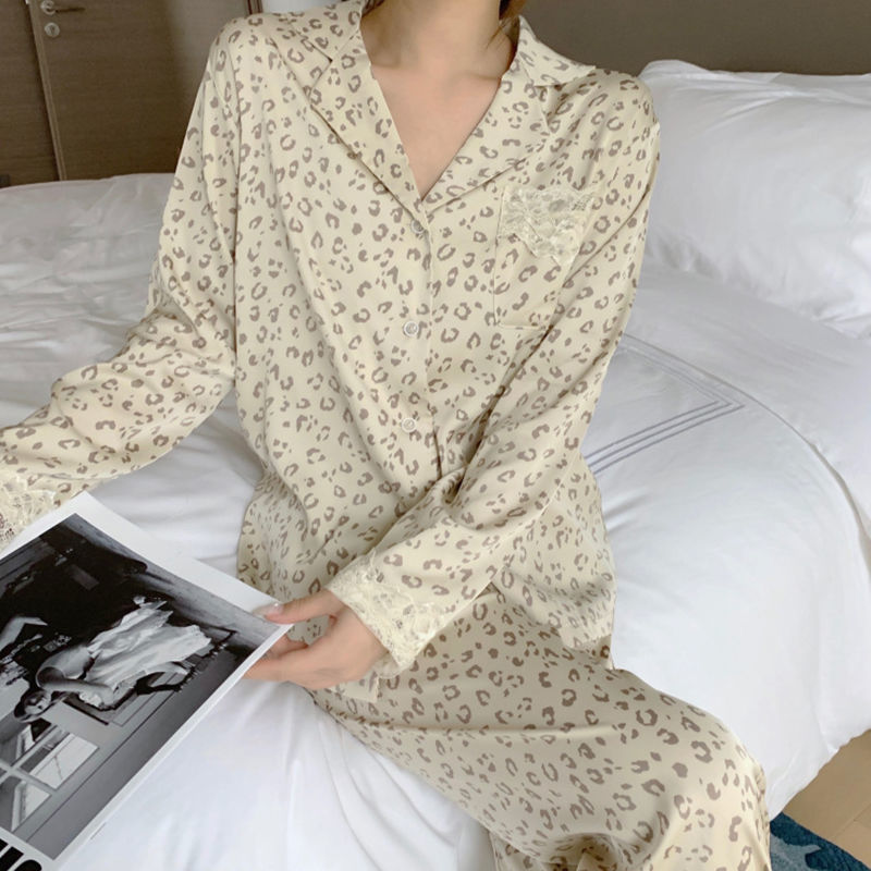 Pyjama Léopard Femme Deux Pièces